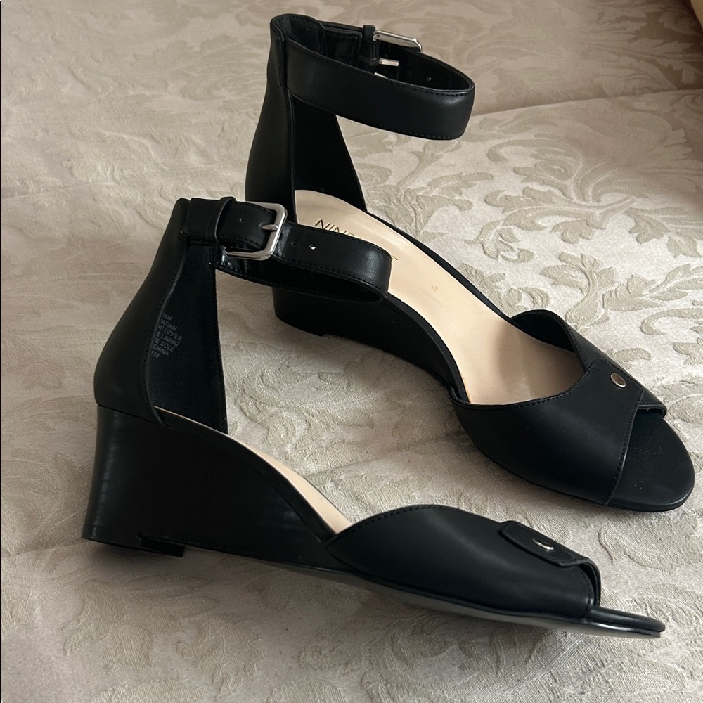 Nine West Wedge Sandals - Picture 8 of 9